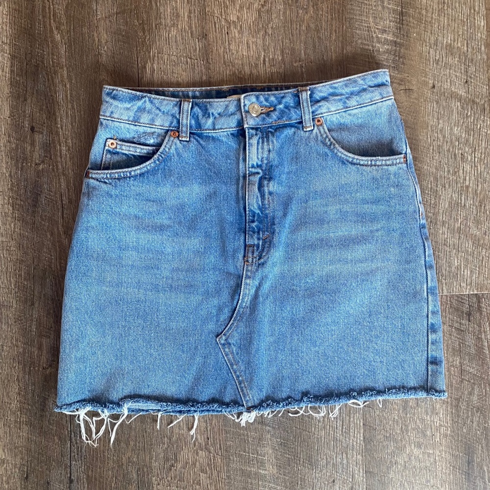 Topshop Denim Skirt